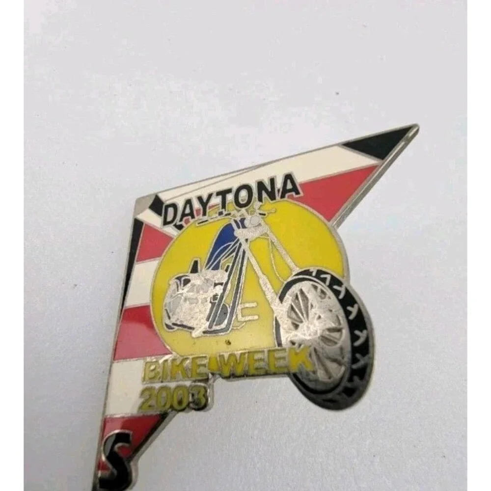 Florida Enamel Daytona Beach Bike Week 2004 For Hat Shirt Baseball Cap Jacket